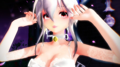 【MMD/Lamb】弱音HUKA 白丝-当零点钟声敲响时……